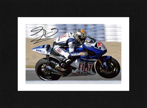 8x6 mount signed jorge lorenzo - 8x6,