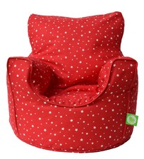 Cotton Red Stars Bean Bag Arm