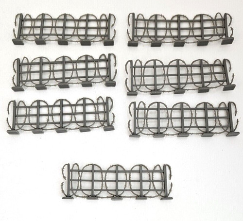 Plastic barbed wire fence - barbed,