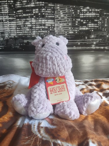 Good boy lilac hippo - lilac, dog