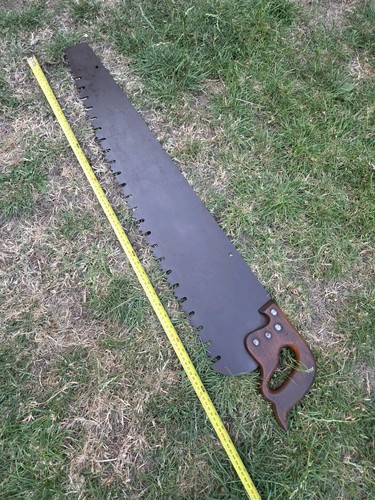 Vintage logging saw forrestry - vintage,