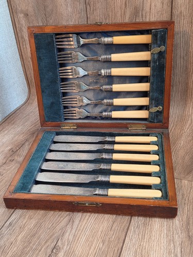 Antique cased fish eaters - cased,