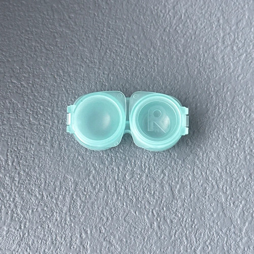 Compact contact lens - compact, case
