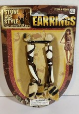 Stone Age Clip-on Earrings