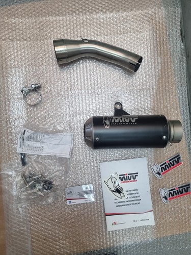 Mivv mk3 black exhaust - black,