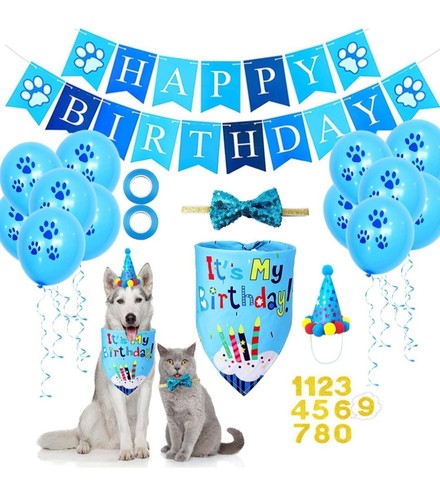 Dog birthday decoration bundle - dog,