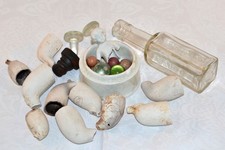 Antique Mudlarking & Curio Finds –  Lot No. 35 (Clay Pipes & Frozen Charlotte)