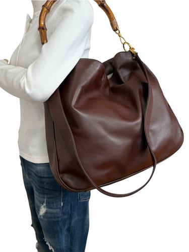 Vintage gucci bamboo shoulder - gucci,