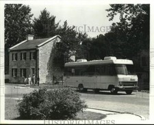 1988 Press Photo Itasca Suncruiser Motor Home By Winnebago In Forest City, Iowa