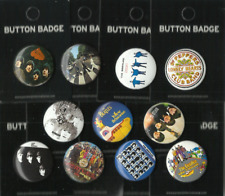 BEATLES albums/drum RARE bunch of BUTTON BADGES (11) official merchandise