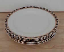Set of 6 Wood & Sons 'Windsor' Semi Porcelain Dinner Plates, 25cm