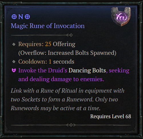 Diablo ono rune - rune, season