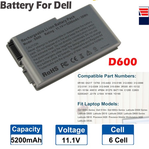 D600 battery for - battery, latitude