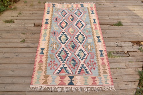 Turkish kilim rug - rug, 39''x68''