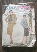 Vogue Sewing Pattern 2405, Paris Original, Christian Dior, Size 14
