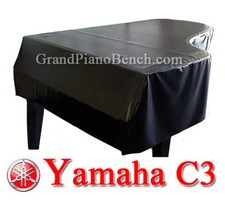 Yamaha Black Vinyl Grand Piano