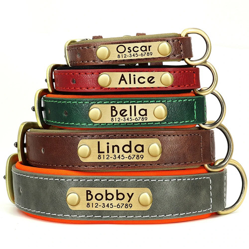 Customized leather dog - customized,