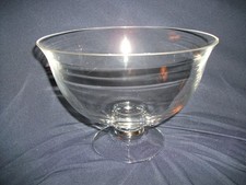Vintage Heavy Glass Footed