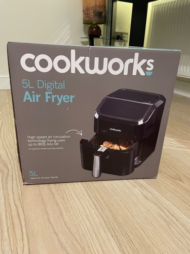 Cookworks air fryer black - cookworks,