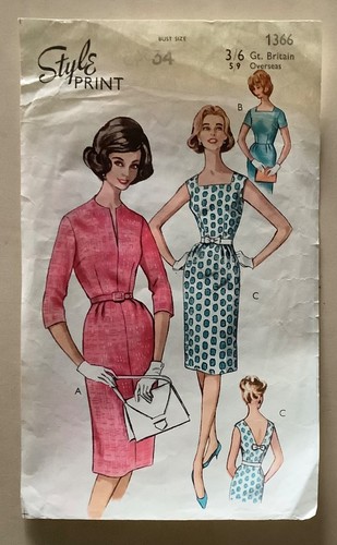 Style 1366 sewing pattern - sewing,