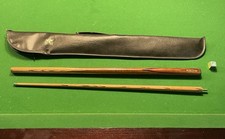Pot Black 2-Piece Snooker Cue 57 Inch 17.8oz With Leather Case