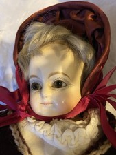 Antique Wax Over Composition Shoulder Head Doll/ Kid Leather Body 17.1/2” French