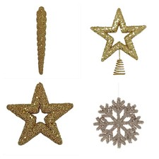 Gold Glitter Christmas Tree