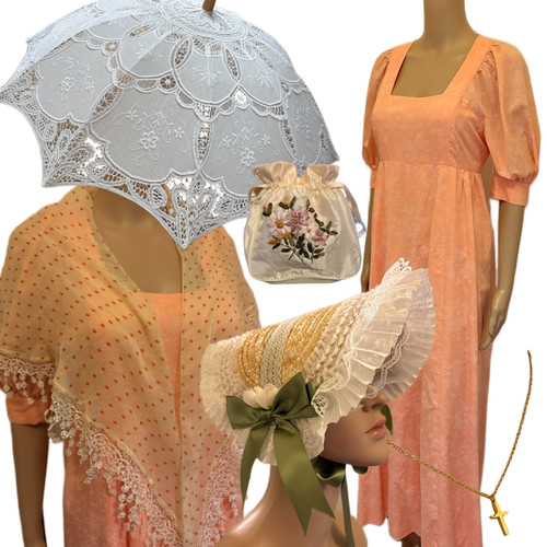 Jane austen style - style, peach