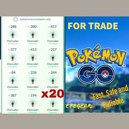 Pokemon bulk charcadet 20 - x,