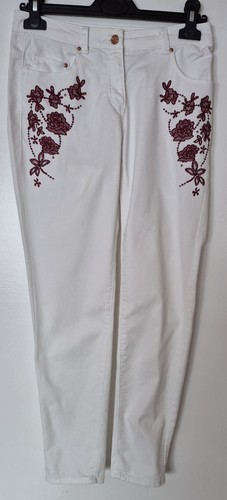 Ladies white patterned - white,