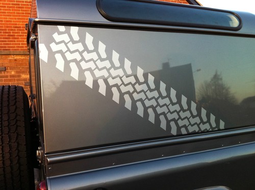 Tyre tread decals - tyre, 1200mm