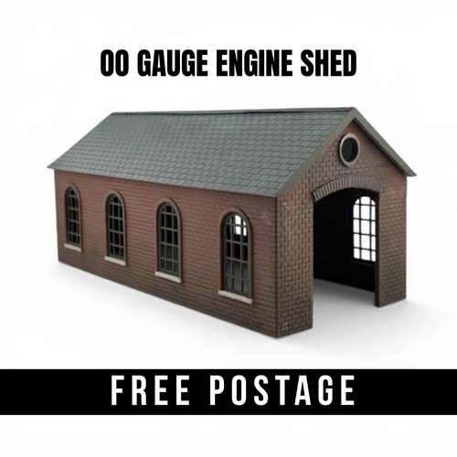 Gauge engine shed - 1:76,