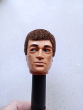 Vintage Action Man Original Palitoy Black/Dark Head Eagle Eyes. Great condition