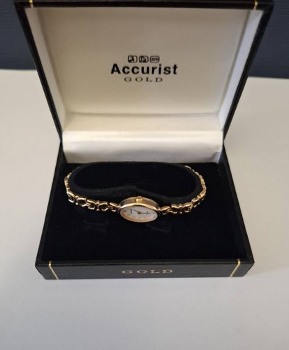 Vintage accurist 9ct - accurist, solid