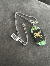 Vintage abalone shell pendant