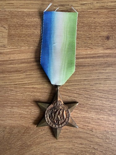 Ww2 atlantic star medal - medal,