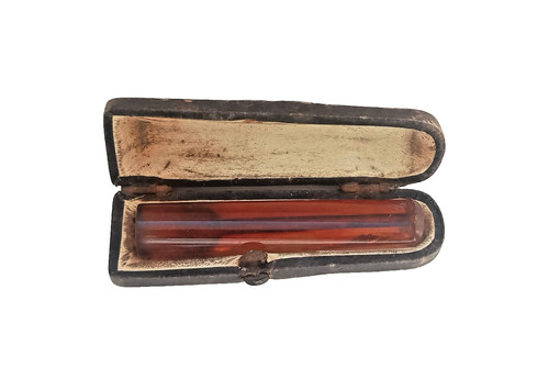 Vintage 1920s orange cheroot - orange,