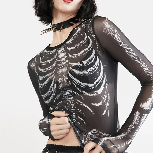 Women clothing gothic sleeve - women's,