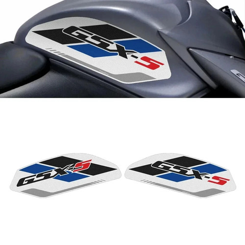 Motorcycle side fuel tank pad
