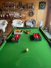 Slate bed Pool & Snooker table