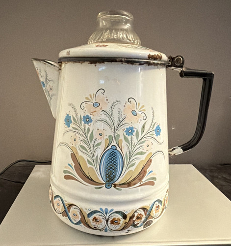 Vintage white enamel - vintage,
