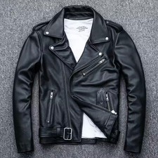 NEW Men’s black leather