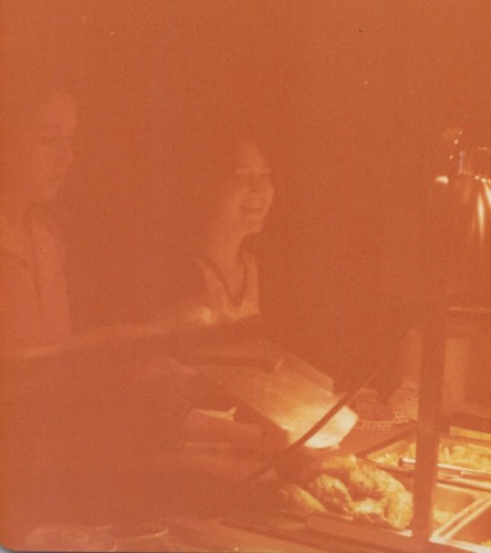 1970s faded blurry people - faded,