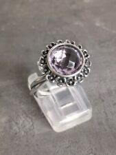Pandora S925 Ale Sterling Silver  Wanda's Garden Amethyst Size Ring K