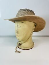 Genuine JACARU Australia Outback Leather/Suade Hat (Max Air Flow) - Size: Small