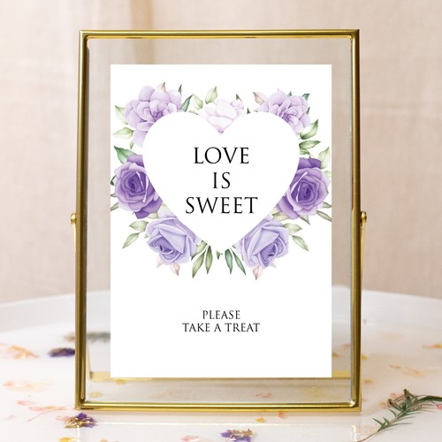 Wedding table sign - wedding,