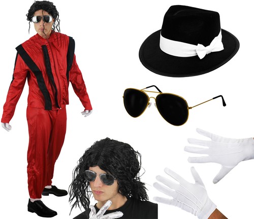 Mens deluxe jacko - jacko, wig