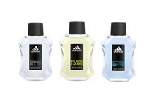 2 x 100ml Adidas Eau de Toilette Spray Ice Dive, Pure Game, Dynamic Pulse
