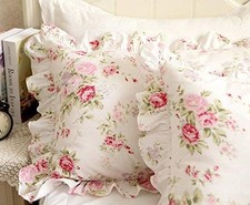 Shabby Pink Rose Floral Print