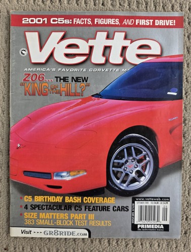 Vette magazine september 2000 - magazine,
